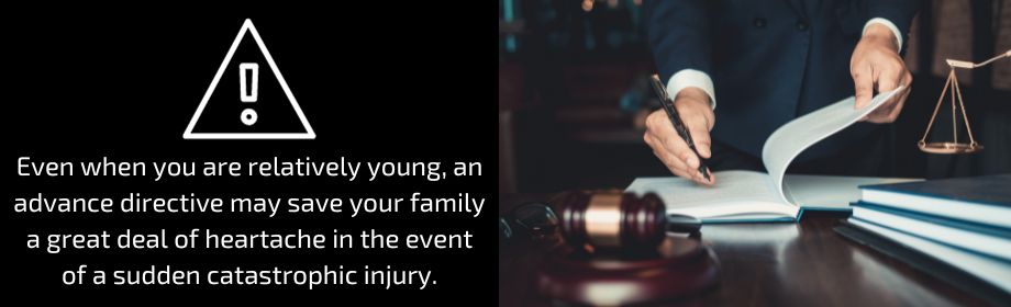 Signing a legal document.